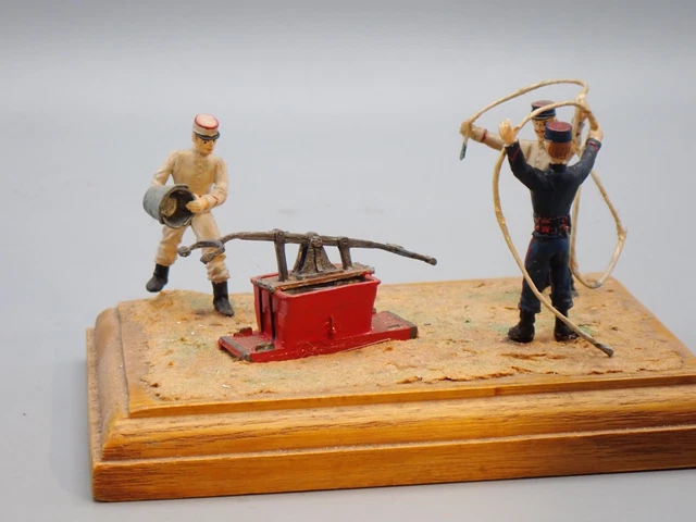 Jeu De Cubes Ancien 1920 – Incendie De La Cathédrale De Reims WW1 – Complet Avec Boîte