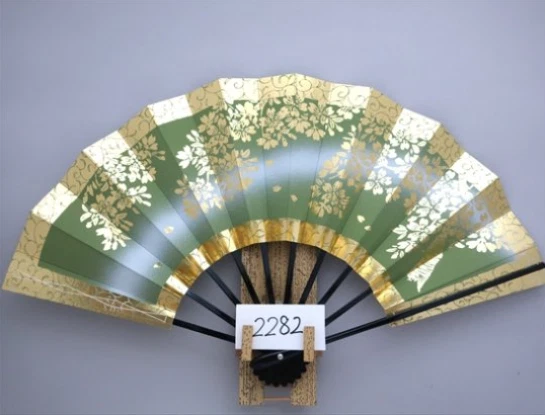 Éventail Pliant En Fleurs De Cerisier, Éventail Dégradé De Style