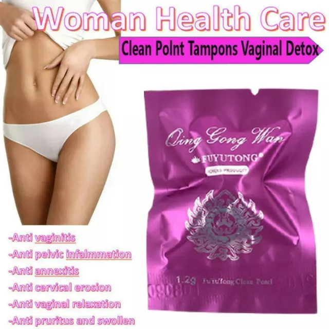 10-100x Yoni Detox Pearls Natural Herbal Womb Vaginal Cleansing Healing Tampons 2