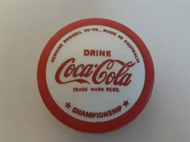 Rare Vintage Russell Coca Cola Championship Yoyo Things Go Better With Coke