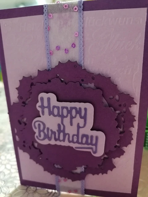 GEBURTSTAGSKARTE GRUSSKARTE Geburtstag Glückwunschkarte Karte