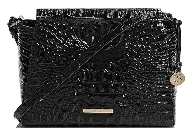 Brahmin Hillary Leather Crossbody Black Melbourne Shoulder Bagl $225.00 #323STM