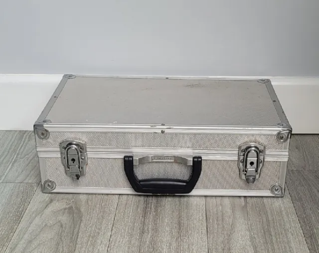 Aluminium Flight Carry Case - Tool Camera Storage Box - Med Size 43 x 29 x 13 cm