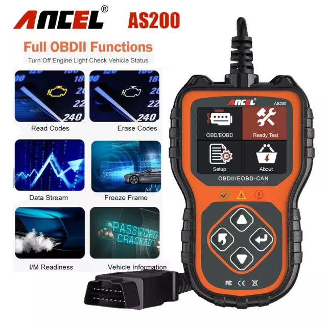 Ancel Car OBD2 EOBD Fault Code Reader Scanner Diagnostic Auto Engine Scan Tool 3