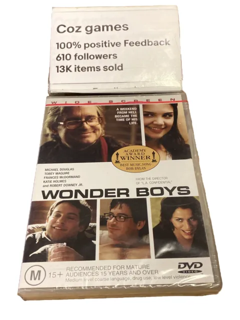 Wonder Boys DVD 2000 Brand NEW Sealed Region 4 Michael Douglas Katie Holmes