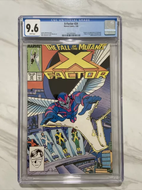 X-Factor #24 CGC 9.6 (1988) Origin & 1st Appearance of Archangel Marvel Comics