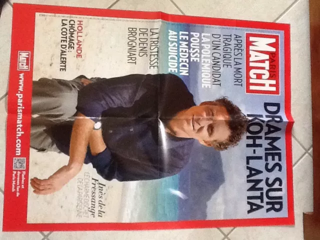 Rare Affiche Collector Grd Format Paris Match KOH-LANTA Avril 2013