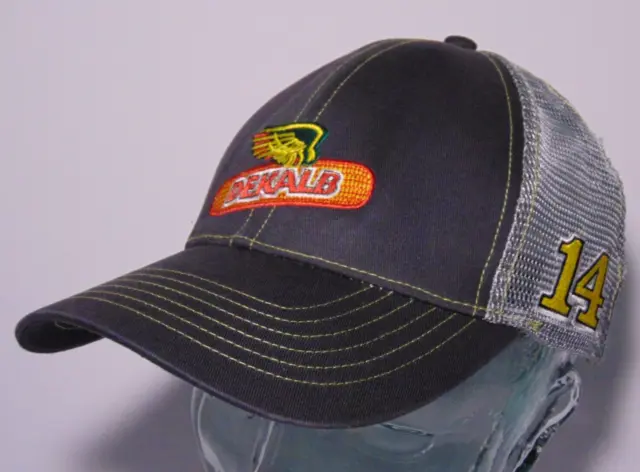 DeKalb Racing #14 DeKalb Corn Asgrow Corn Farm Feed Nascar Hat Cap CLINT BOWYER