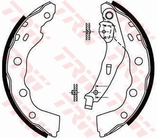 Set ganasce freno TRW GS8665 per Space Star Mitsubishi Carisma berlina grande