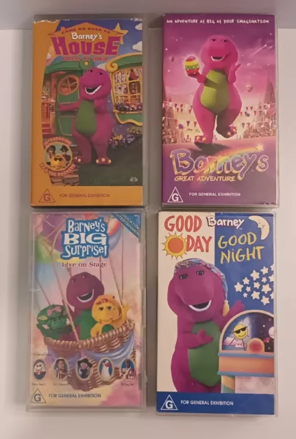 Barney Vhs Video X4 Bundle Big Surprise Show Barney S House Great Barney Vhs Video X4 Bundle Big Surprise Show Barney S House Great