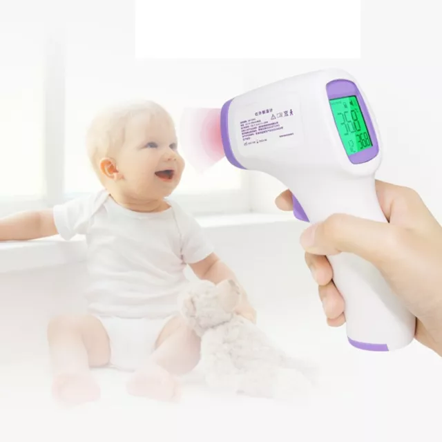 IR Thermometer Forehead Ear Non-contact Infrared Body Temperature Gun Baby Adult