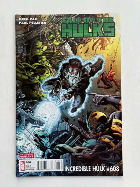 The Incredible Hulk #608, Vol. 1 - 2nd Printing (Marvel Comics, 2010) VF/NM