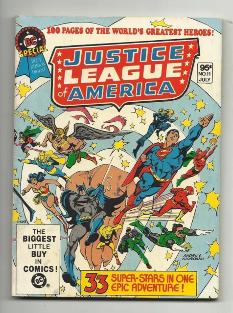 DC Special Blue Ribbon Digest #11 - Justice League of America - JSA - FN+ 6.5