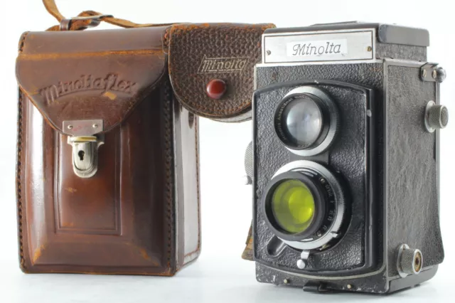 【Vintage!!】 "AS-IS" Minolta Minoltaflex I Version 1937 TLR Camera 6x6 from Japan