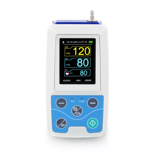 CONTEC ABPM50 Blood Pressure Monitor Arm 24h NIBP Ambulatory+PC Software+3 Cuffs 3