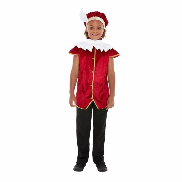 Classico Retrò Scuola Play Tudor Kit Book Week Ragazzi Vestito da Carnevale