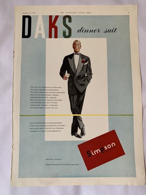 Vintage London News Advert Daks Simpson Piccadilly English Electric Company 1953 