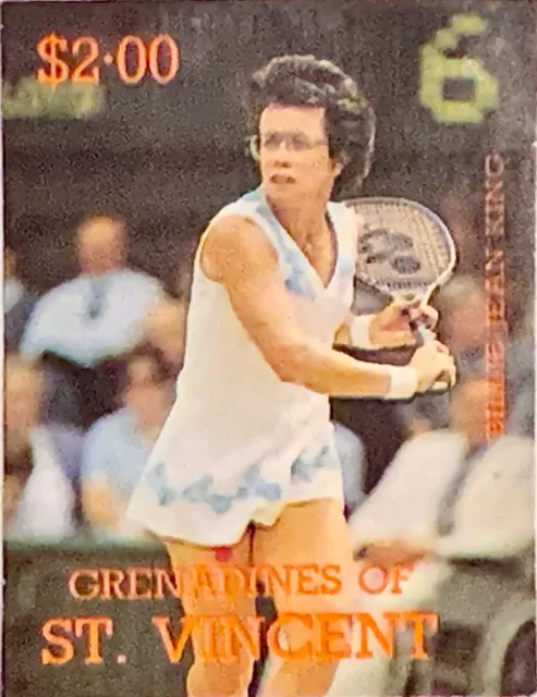 St Vincent Grenadines #SG587v MNH 1988 Wimbledon Tennis Billie Jean King [619v]