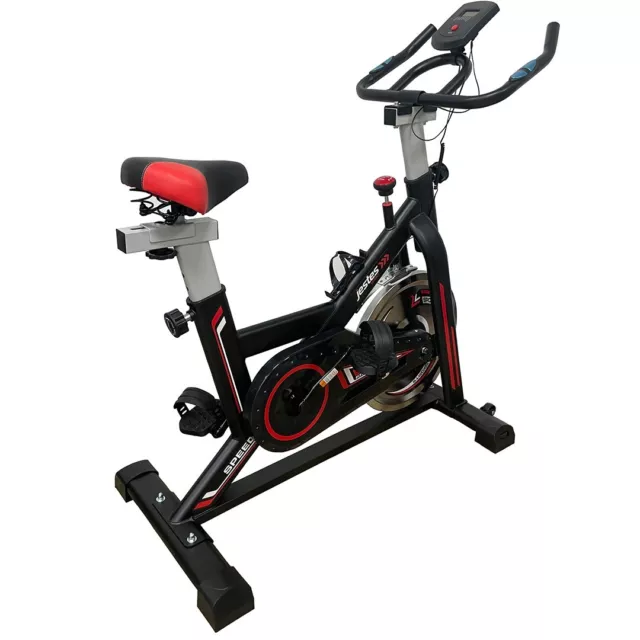 Jestes Spinning Bike Cyclette Bici Fitness - con Computer Fitness Tracker 3