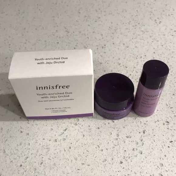 Innisfree Youth-Enriched Duo With Jeju Orchid (New In Box) - Travel Size