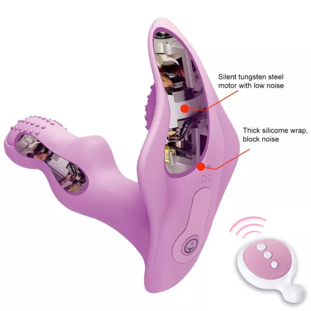 Dildo-Wearable-Butterfly-Vibrator-Sex-love-Toy-Women-10-speed-Clitoris-Remote 3