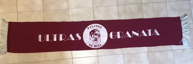 Écharpe Vintage Torino Granata - Supporters Ultras - Fabriquée En Italie