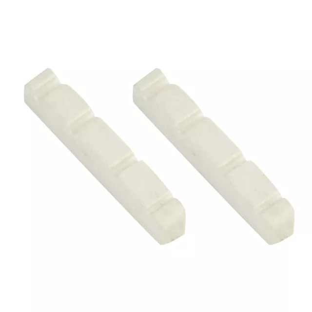 (44*5.8*8mm)2 X Quality Plastic 4 String Bass Guitar Nut Musical Instrument IDS