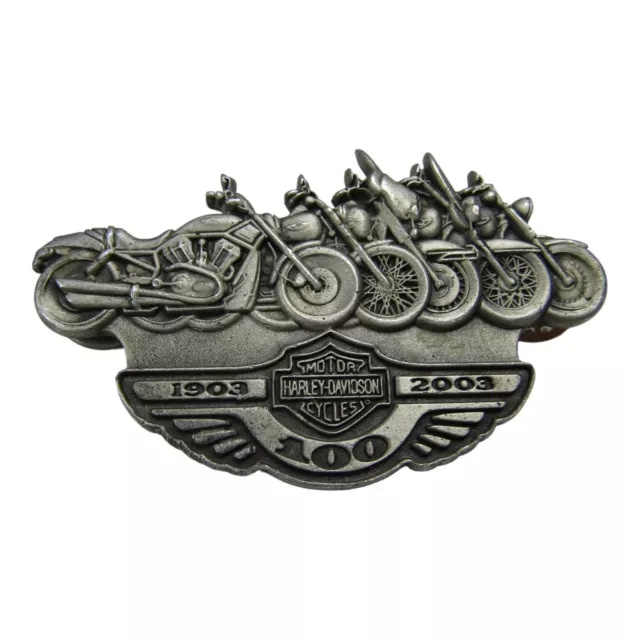 1903-2003 Harley Davidson 100th Anniversary Limited Edition Pin Clutch Back