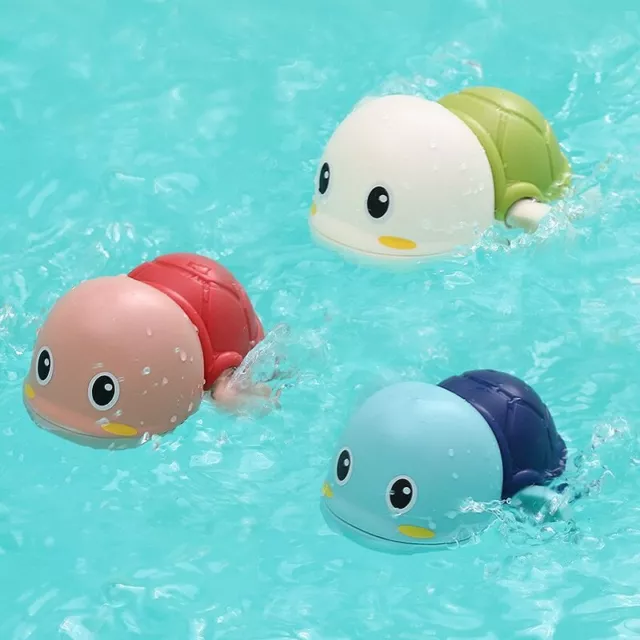 Kids Bath Toys Jouet De Bain Pour Enfants Jouet Tortue Mécanique à Chaîne D'eau