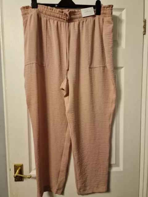 Ladies Pretty Pink Trousers Bnwt Uk 20