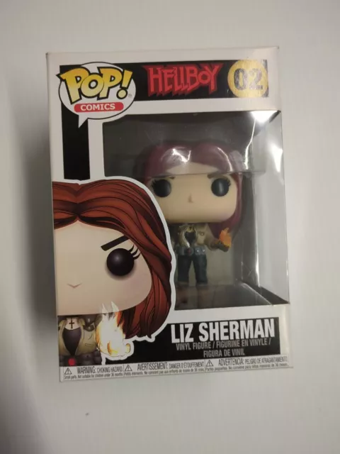 Funko Pop! Comics Hellboy Liz Sherman #02 Vinyl Near Mint Condition