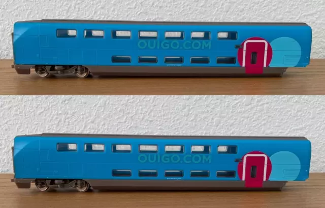 Mehano HO French SNCF 4-Piece TGV DUPLEX ATLANTIQUE HIGH SPEED MULTIPLE  UNIT MIB