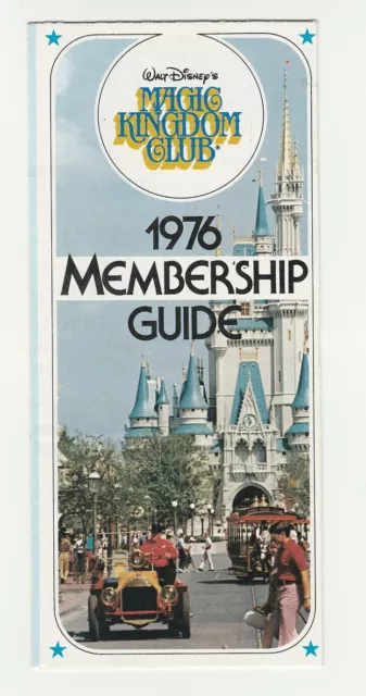 Walt Disney Magic Kingdom Club 1976 Membership Guide - Brochure - Vintage