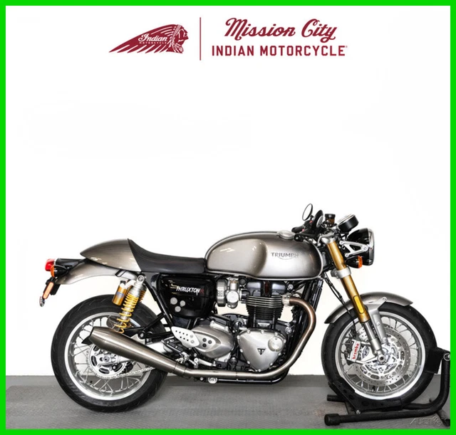 2018 Triumph Thruxton 1200 R Silver Ice