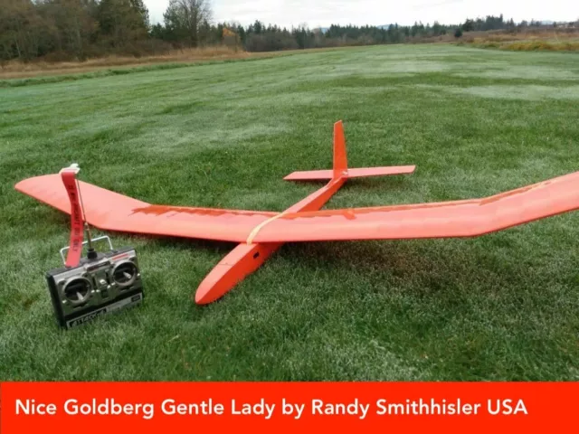 Gentle Lady - 2m RC Model Glider by Carl Goldberg - Laser-cut Balsa Rib Set