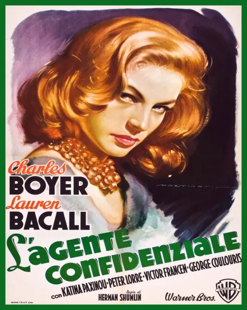 Decoration Poster.Home room art.Interior design.Lauren Bacall movie.French.7435