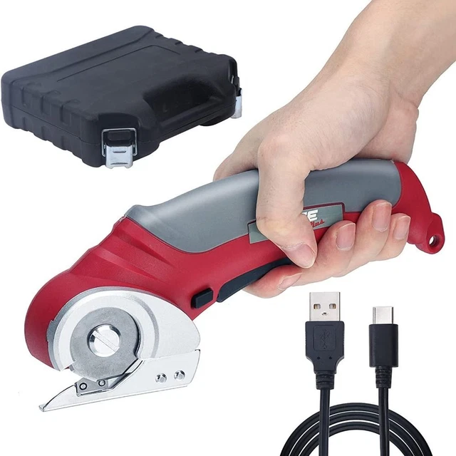 électriques Coupeur de tissu électrique Lame d'auto-affûtage Cutter rotatif