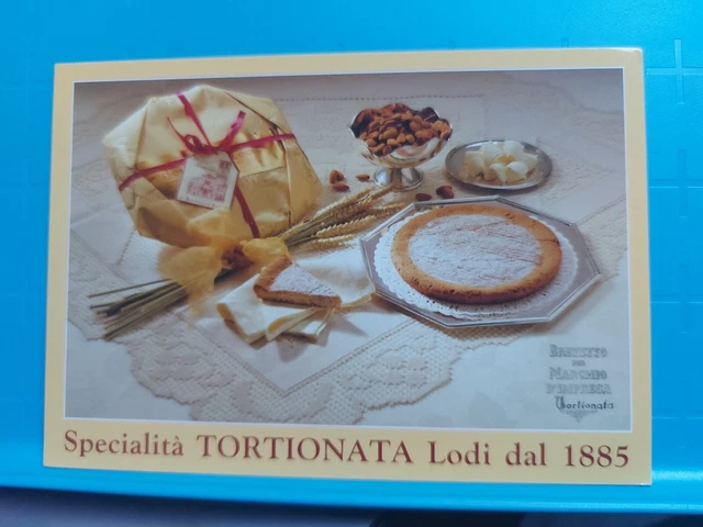Cartolina Pubblicitaria Specialita' Tortionata Lodi 1885 Pasticceria Mazzucchi