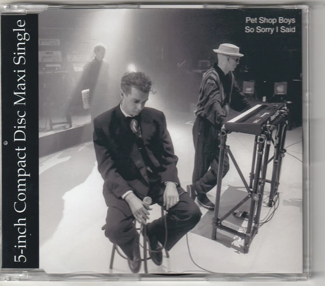 PET SHOP BOYS　So Sorry, I Said　リミックス CD PET SHOP BOYS So Sorry, I Said : limited 4 Track CD : Rent / Love