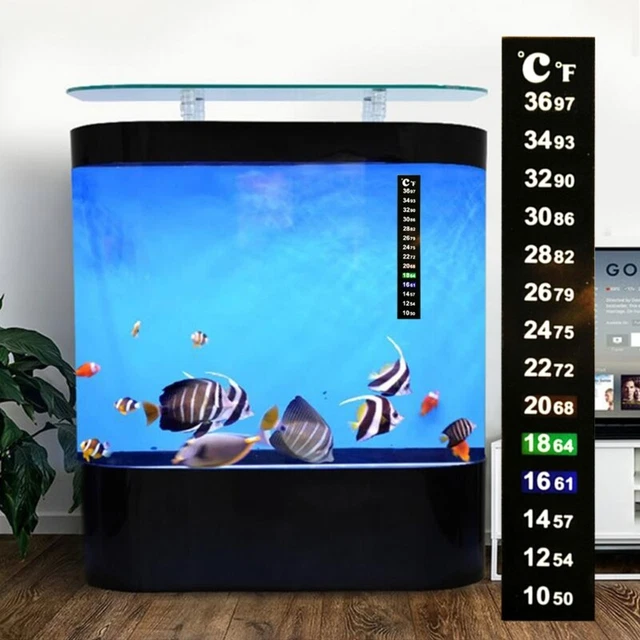 Adesivo Striscia Adesiva Acquario Temperatura per Birrificazione 10°C - 36°C