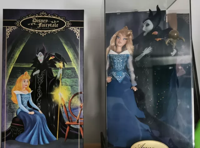 Disney Fairytale Designer Doll Maleficent & Aurora.