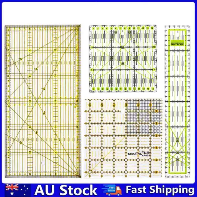 Feet Tailor Cutting DIY Sewing Drawing Ruler Acrylic Quilting Patchwork Ruler