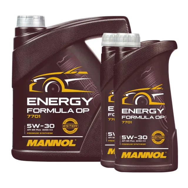 Mannol Énergie Formula Op L'Huile De Moteur MB 229.5,dexos2,4 + 2x1 Litre