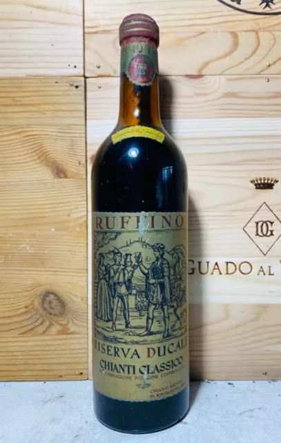 1962 Ruffino Riserva Ducale Oro Chianti Classico