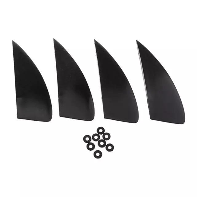4Pcs Wakeboard Replacement Fins Kiteboard Fin Surfboard Fins for Surfing Outdoor