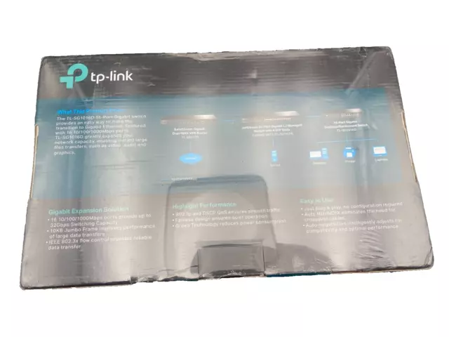 Tp-Link Tl-Sg1016D 16-Port Ver 7.1 Gigabit Desktop/Rackmount Switch 2