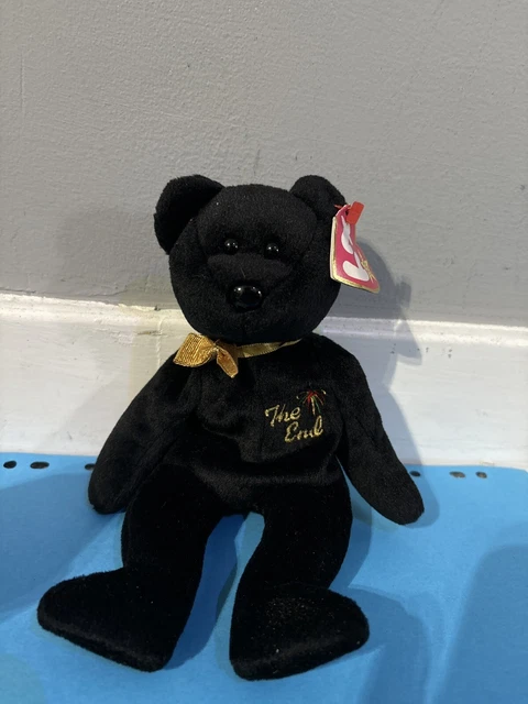 The end black bear shop beanie baby