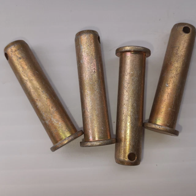 4 Pack   Hardened Steel Clevis Pin 3/8 X 1-1/2    .375 x 1.5