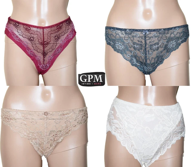 Mutandine In Pizzo A Vita Alta - Confezione Da 3 - Foto 7