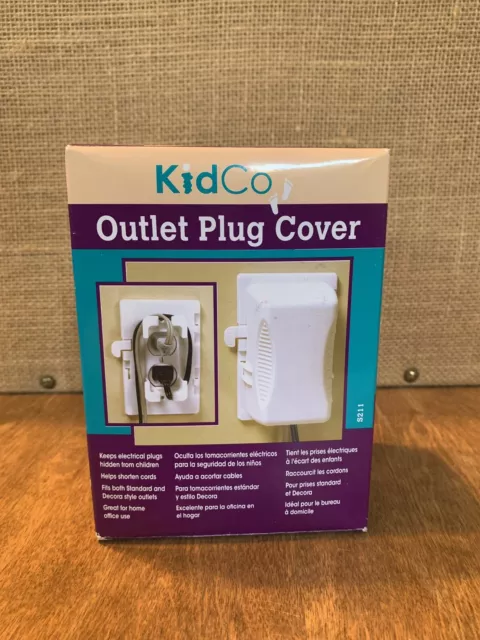 Kidco Outlet Plug Cover White Brand New Open Box